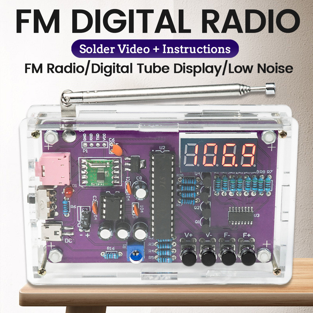 DIY FM Radio Electronic Kit Ad - Diy Audio Electronics Kit 评论和价格