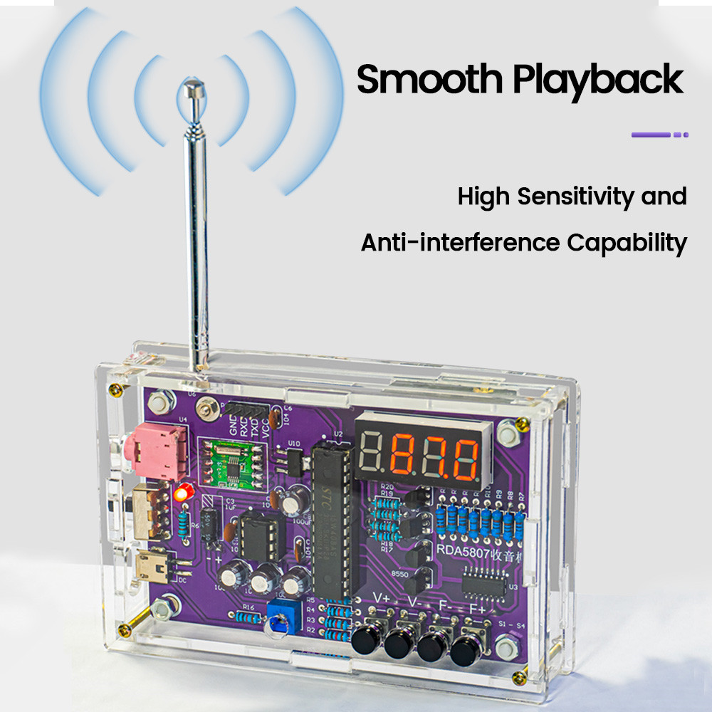 DIY FM Radio Electronic Kit Ad - Diy Audio Electronics Kit 评论和价格