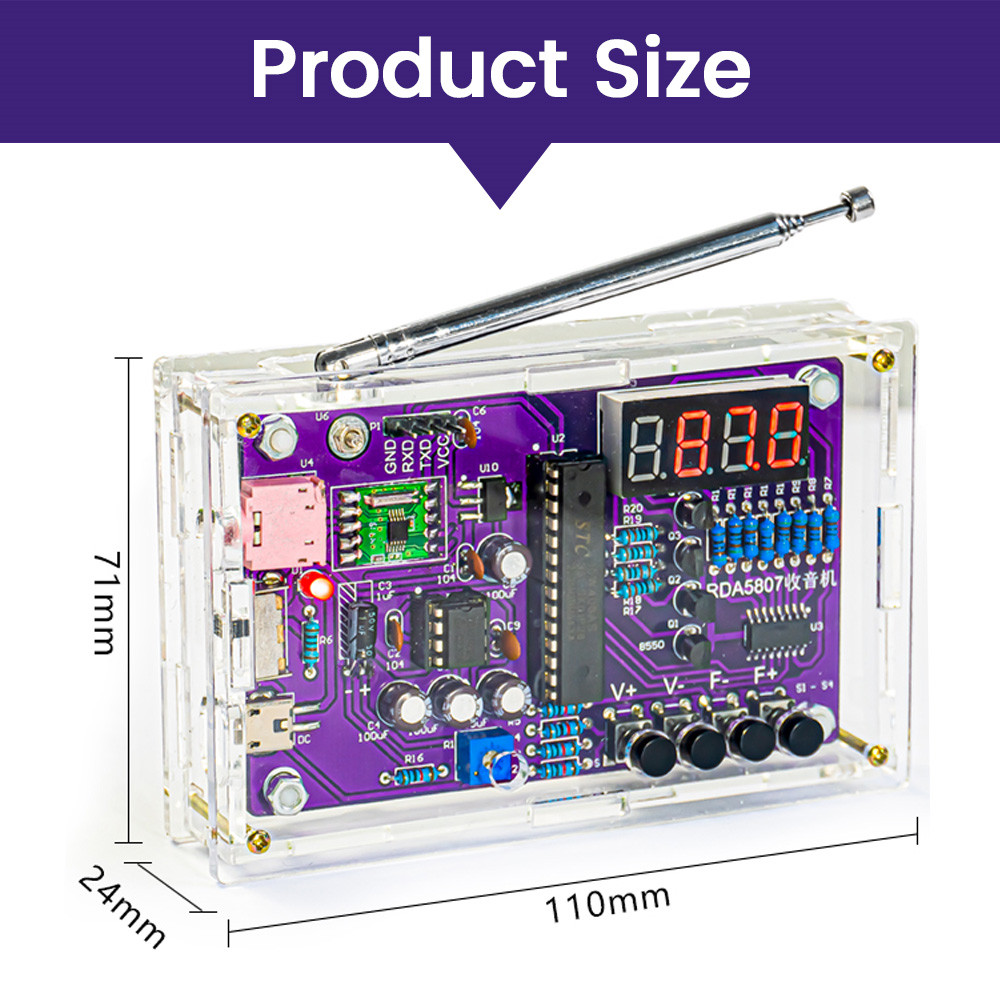 DIY FM Radio Electronic Kit Ad - Diy Audio Electronics Kit 评论和价格