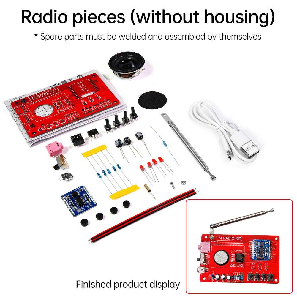 DIY FM Radio Kit RDA5807 Modul - Diy Audio Electronics Kit 评论和价格