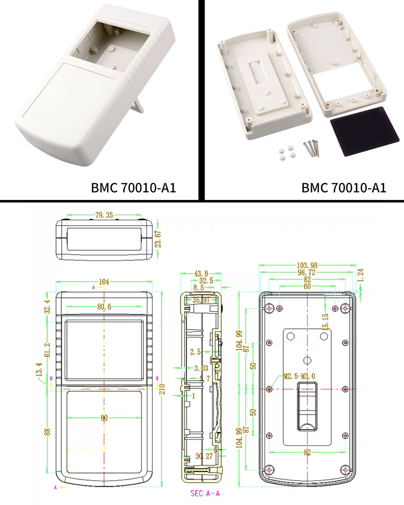 DIY Handheld Plastic Enclosure - Diy Electronics Cabinet 评论和价格