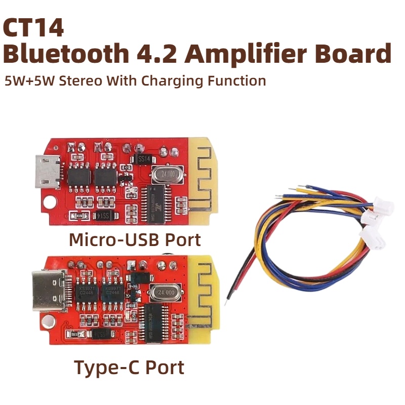 CT14 Mini Bluetooth 4.2 Stereo - Diy Audio Electronics Kit 评论和价格