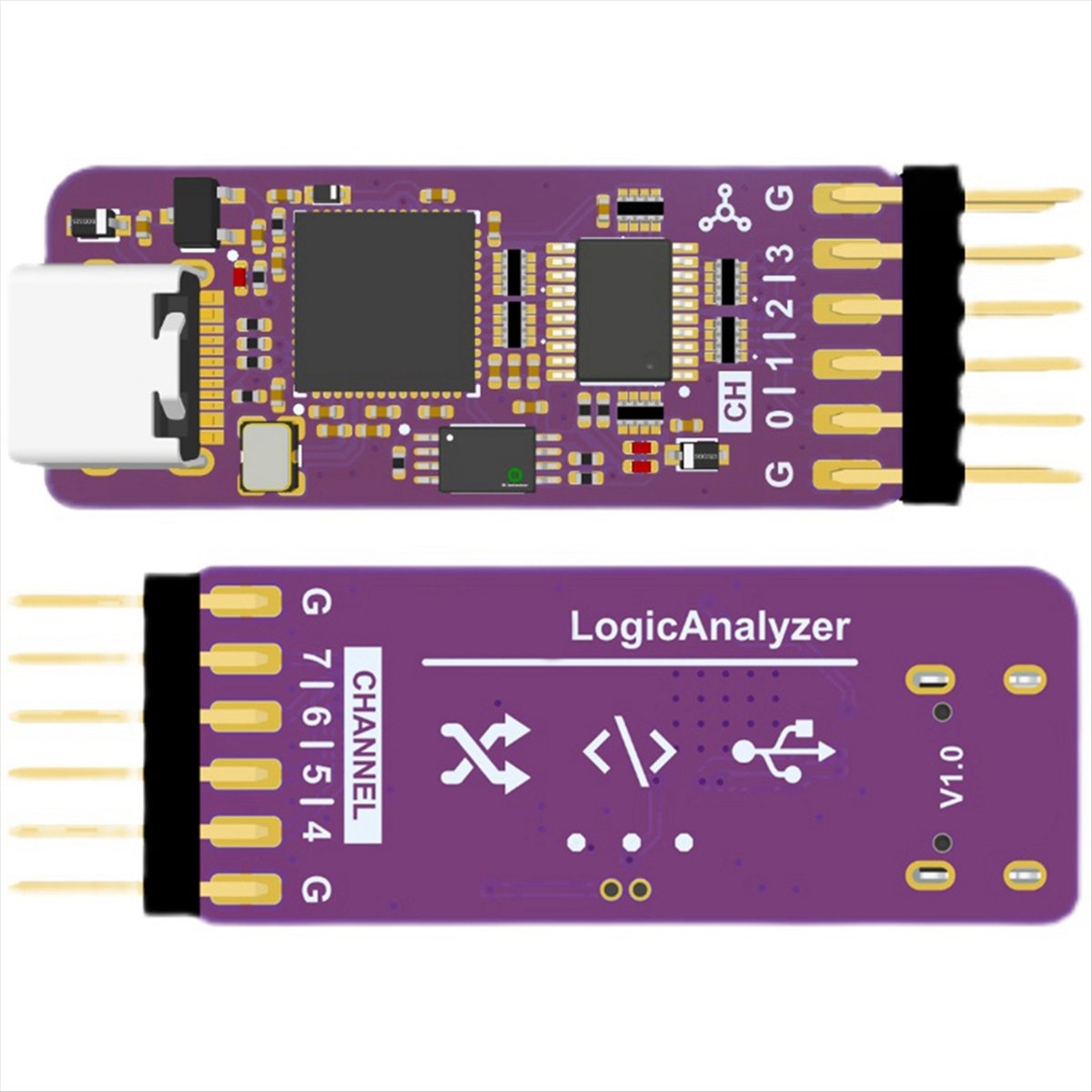 USB Logic Analyzer DLA Mini 24 - Logic Analyzer Usb 评论和价格