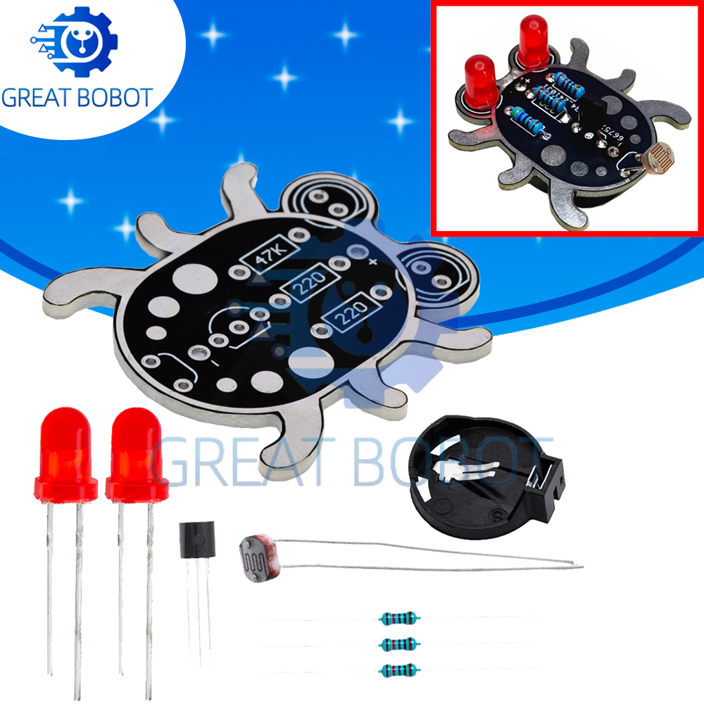 Light Controlled LED Lamp Weld - Diy Electronics Learning Kit 评论和价格